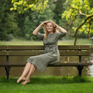 3/4-Arm Obi Wickelkleid Miley